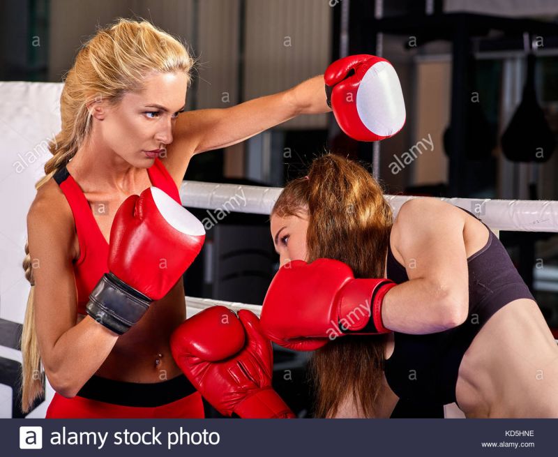 female belly boxing