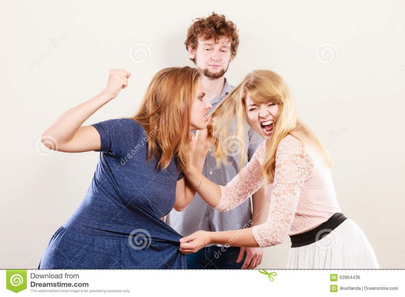 office women fighting
