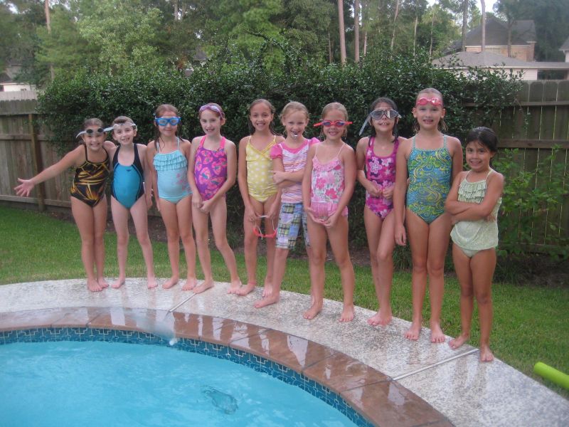 daughters swim party