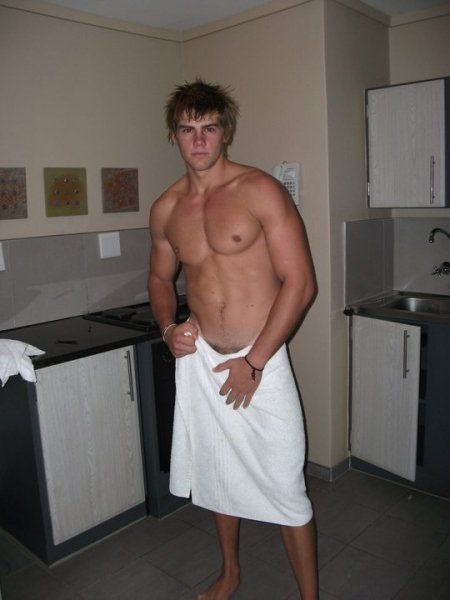 delivery man towel slip