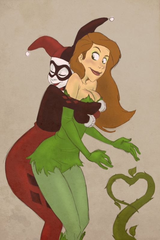 harley quinn and poison ivy sex