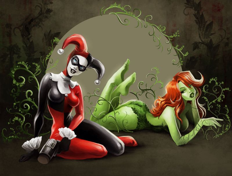 harley quinn and poison ivy comic
