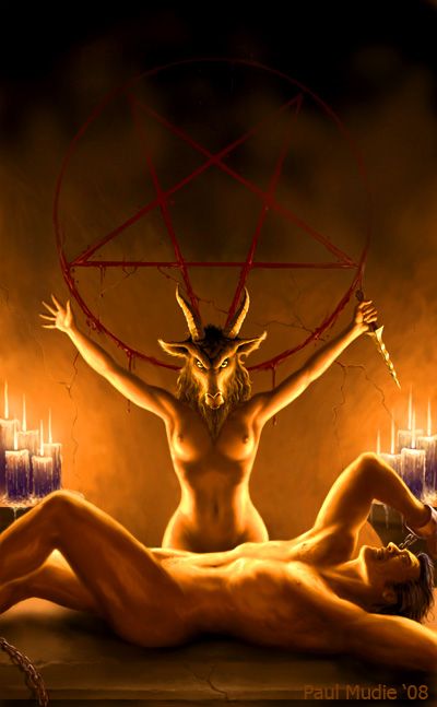 satanic female sacrifice heart