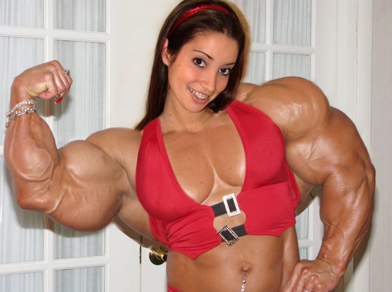 woman muscles morphs futa