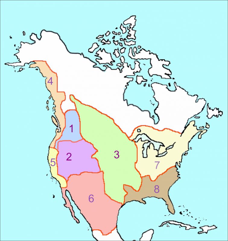 native american culture groups map