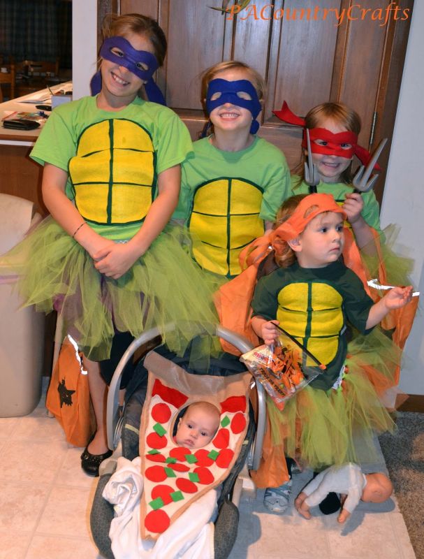 tmnt with their girls
