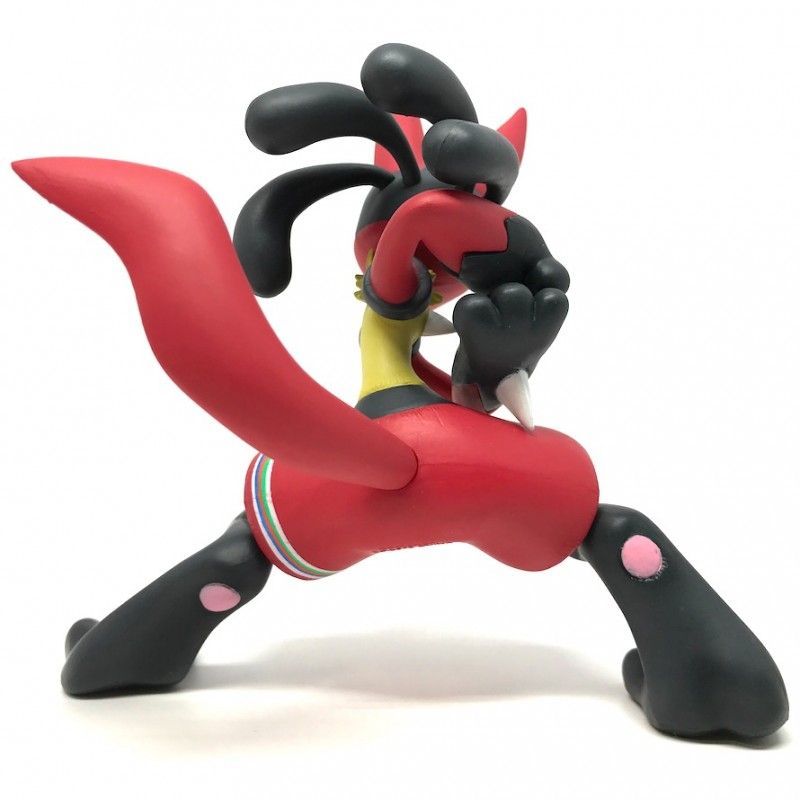 pokemon lucario action figure red