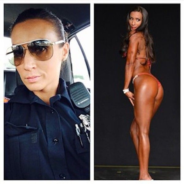 sexy police officer boobes