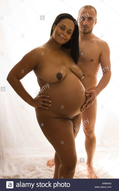 black pregnant nude models