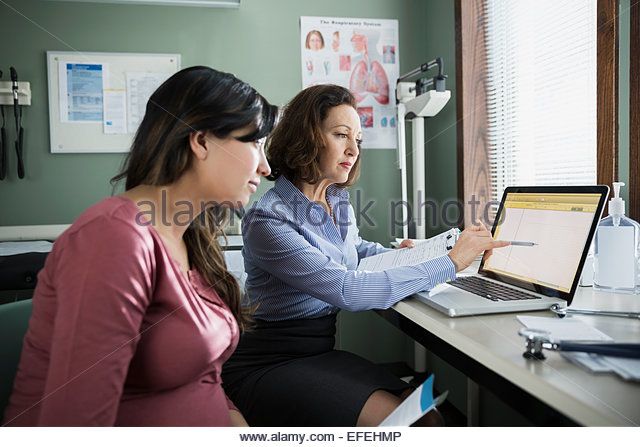 pregnant at doctor