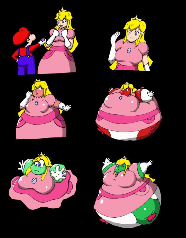 fat princess peach weight gain