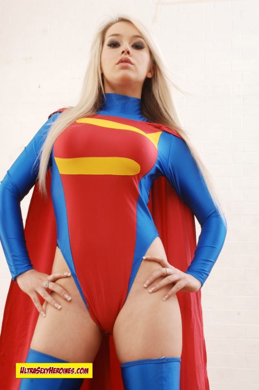 sexy cosplay supergirl hot skirt