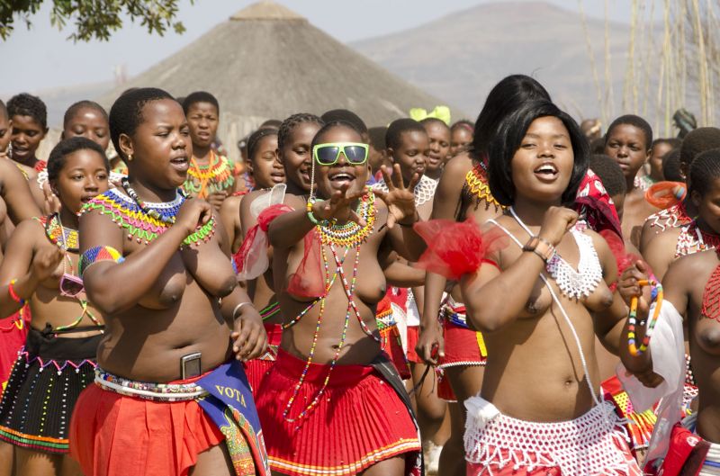 african booty zulu reed dance