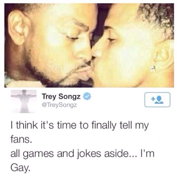 is trey songz really gay