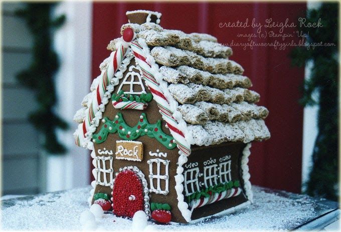 girls pink gingerbread houses