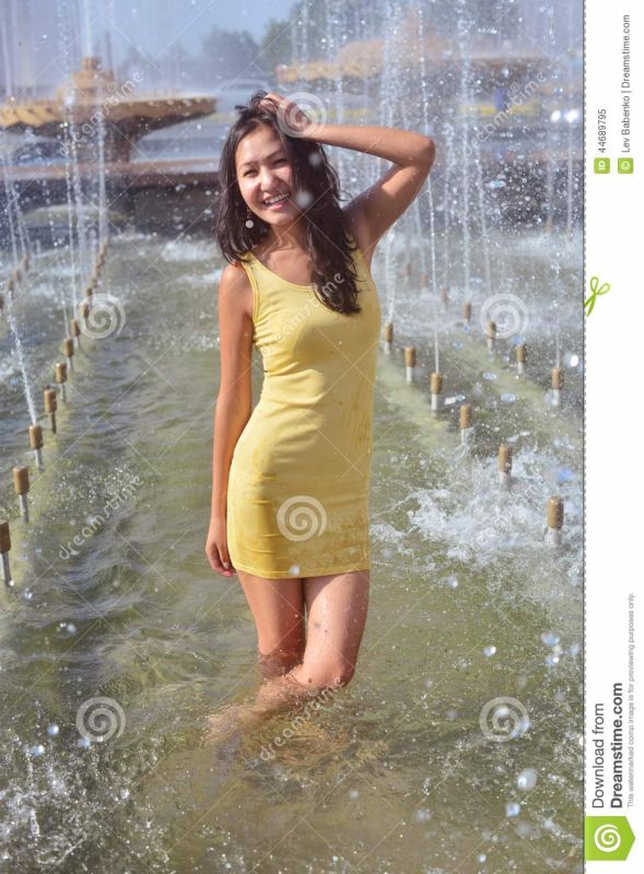 shower woman wet hair