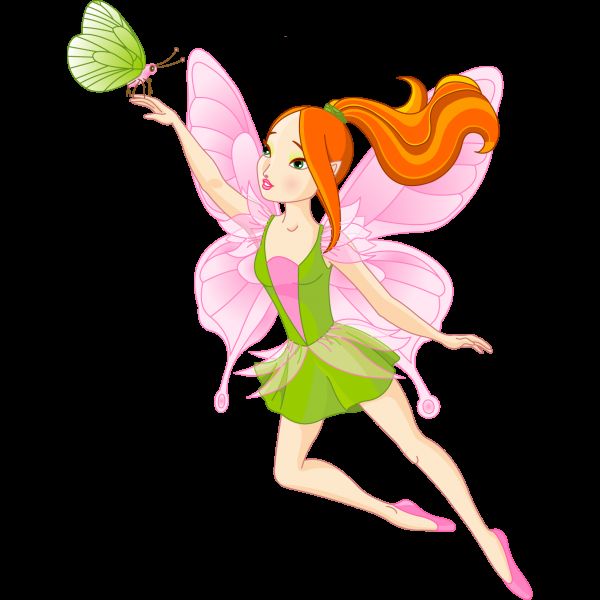 woodland fairies and pixies cartoon