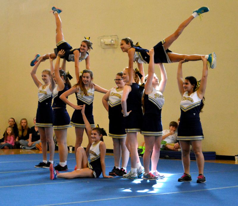 varsity cheerleaders