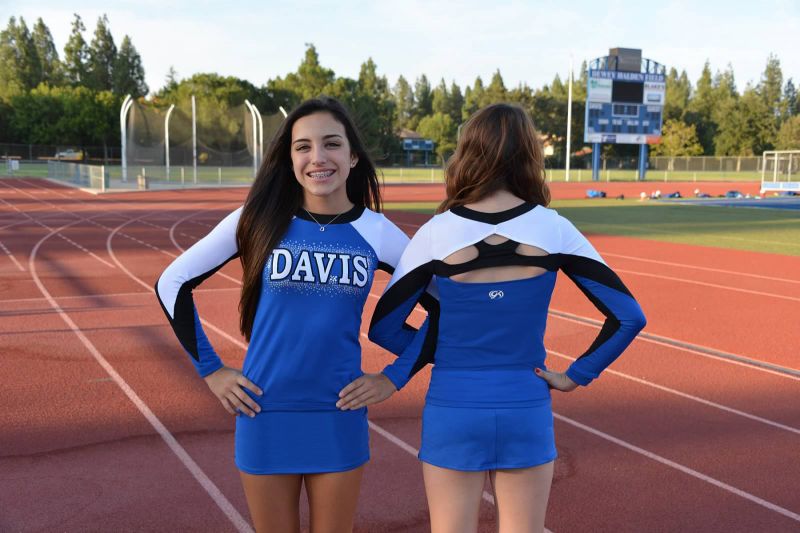 varsity cheerleading uniforms