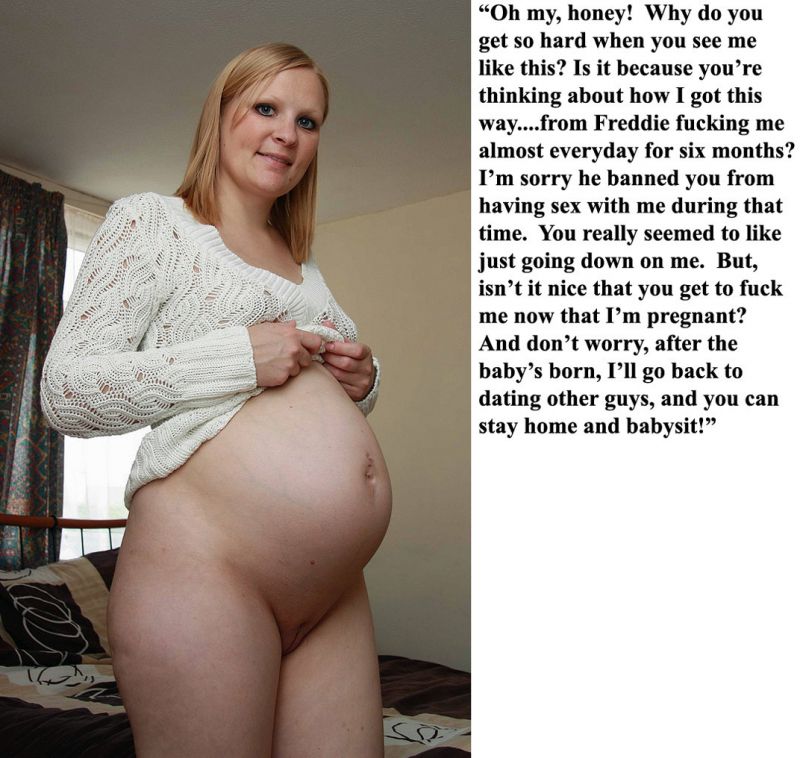 pregnant slut captions