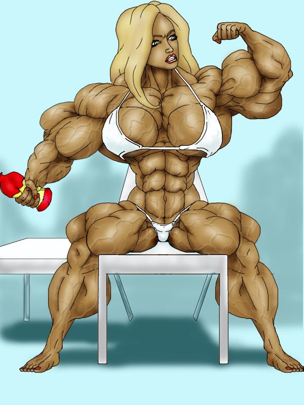 erotic female muscle growth comics