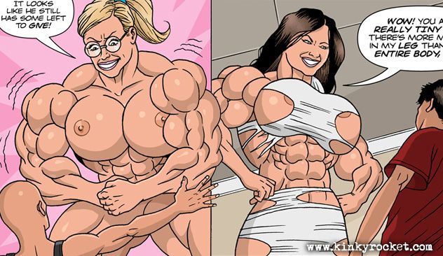 magic female muscle growth comic