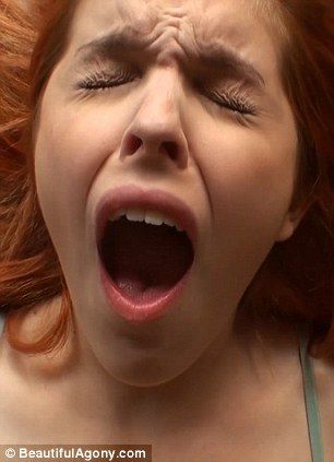 girls face having orgasm gif