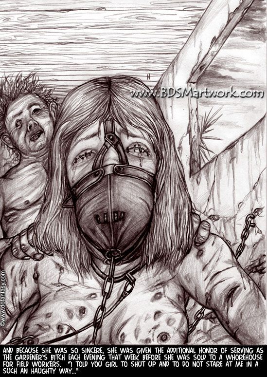hines bdsm drawings torture art