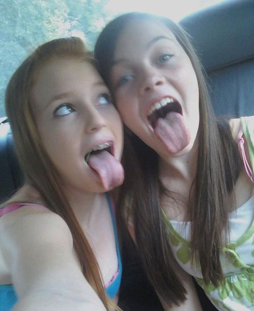 teen braces tongue