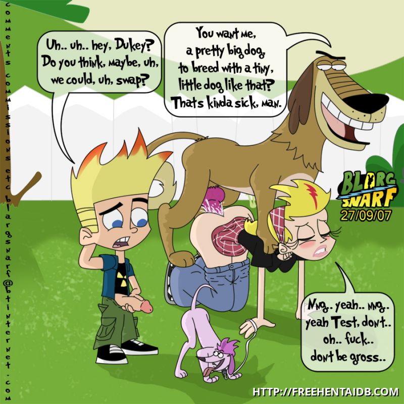 johnny test porn testicles 2