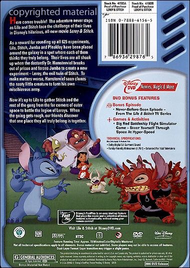 leroy and stitch toys