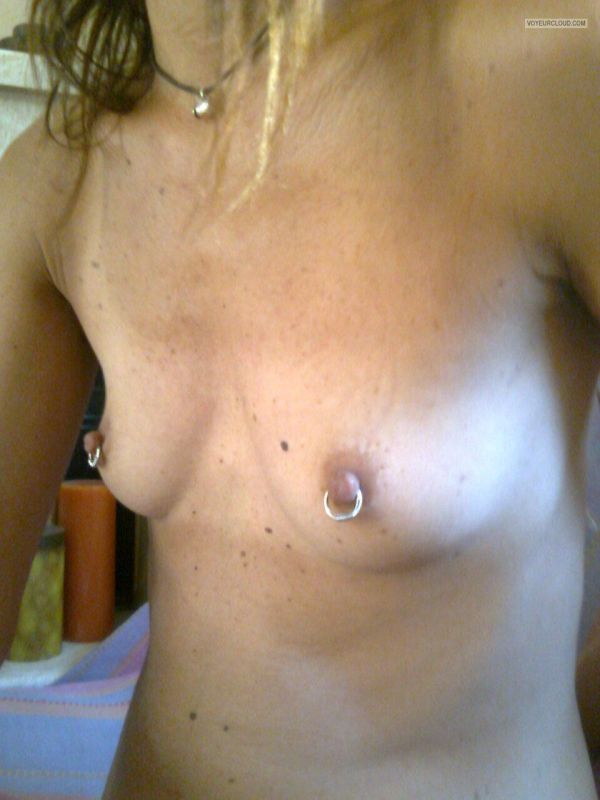sexy pierced nipples in public