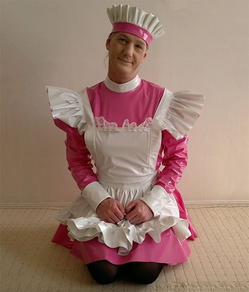 man dressed as maid