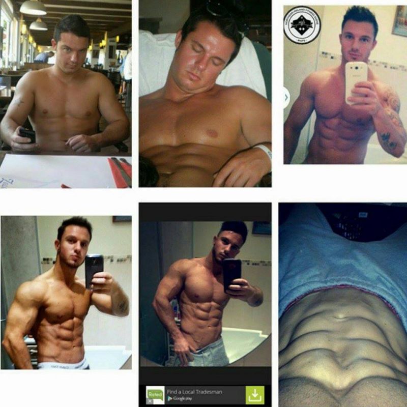 men body transformation