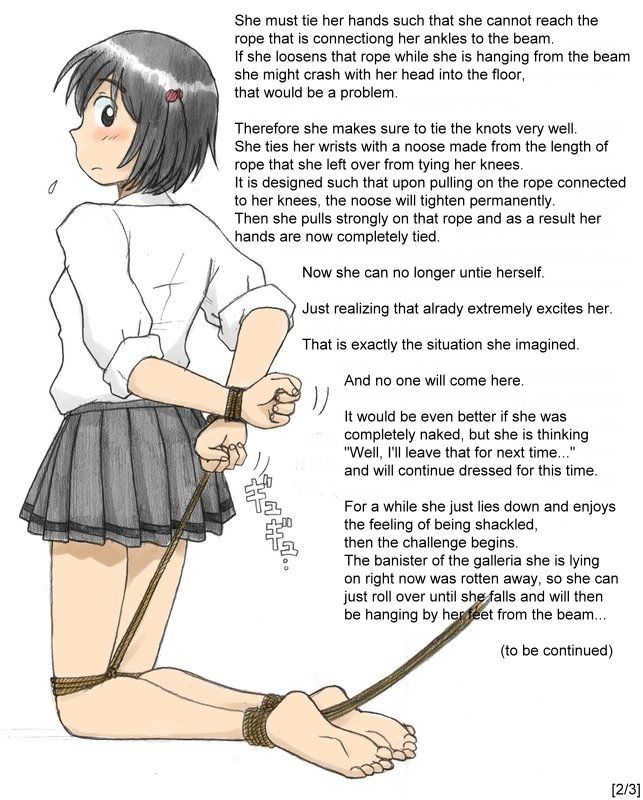 self bondage illustrated scenarios