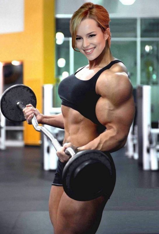 female super muscle growth morphs