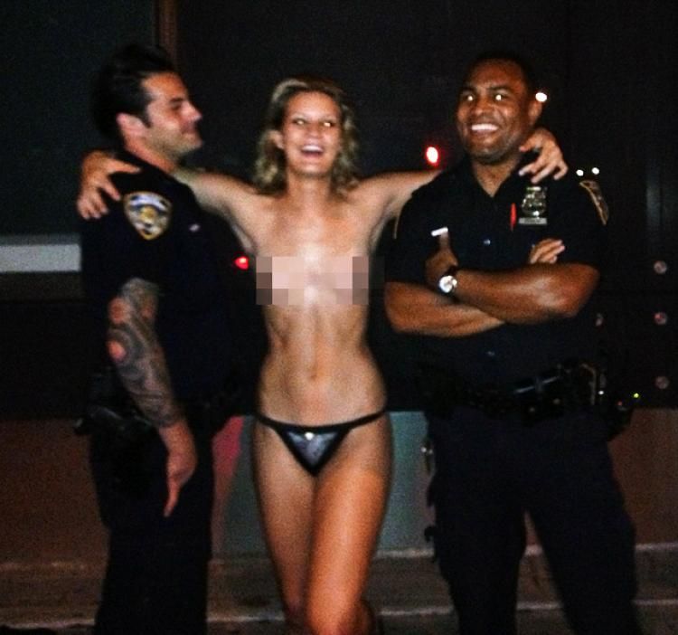 sexy female cop forced