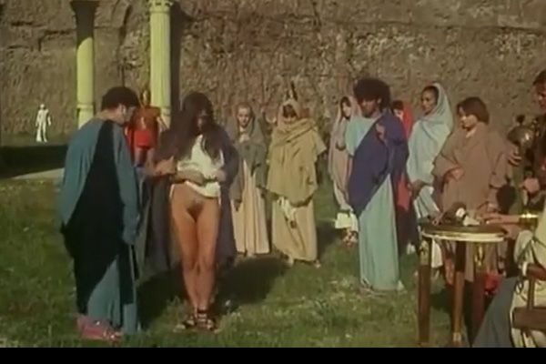 ancient rome men begging women