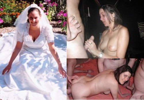 bride dressed undressed wives