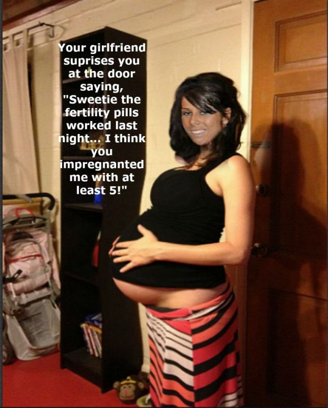 forced to be pregnant captions