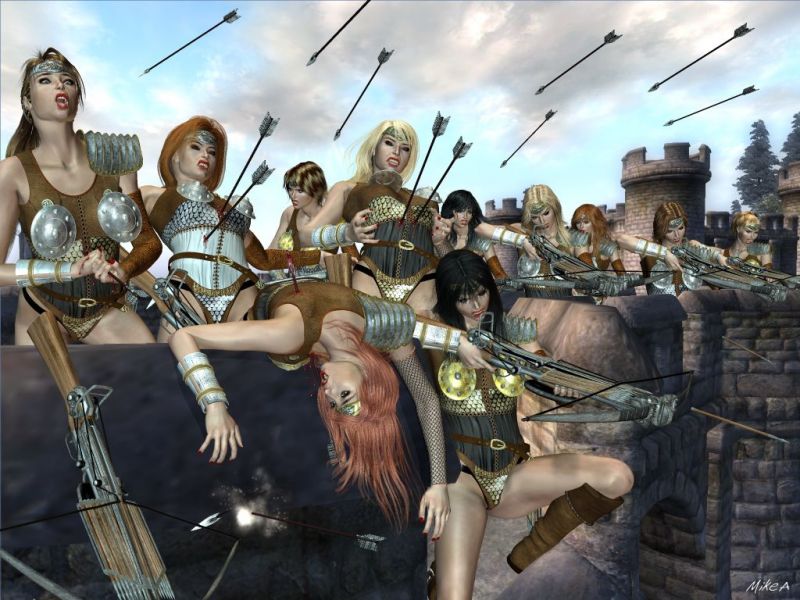 amazon warrior women battling
