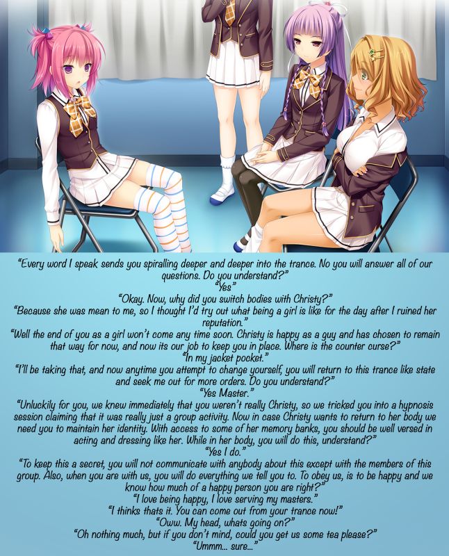anime girl hypnosis captions
