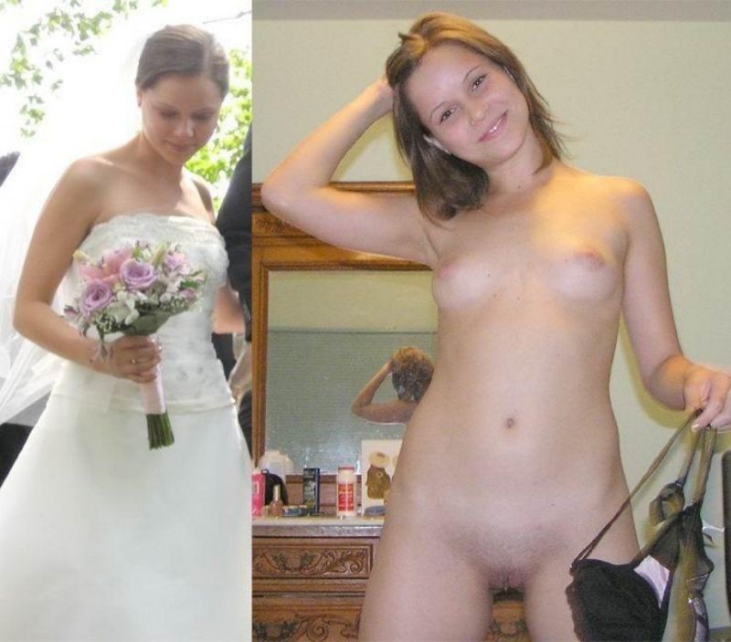 wife dressed undressed