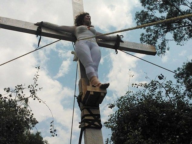 gallery of crucified women