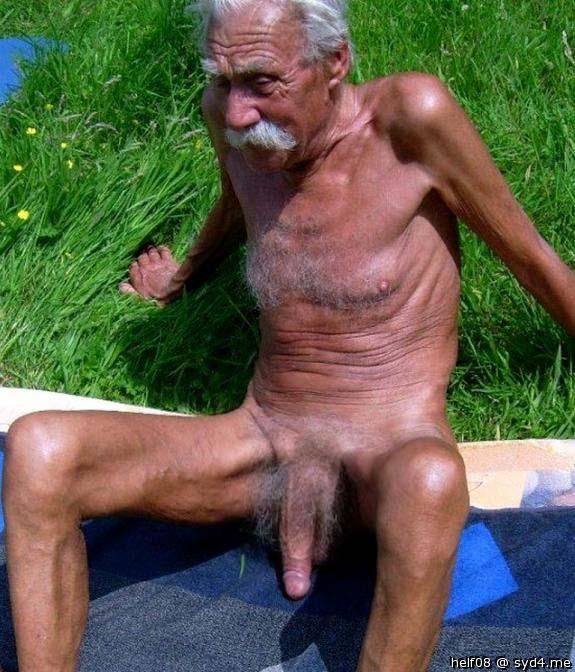 naked grandpa masturbating