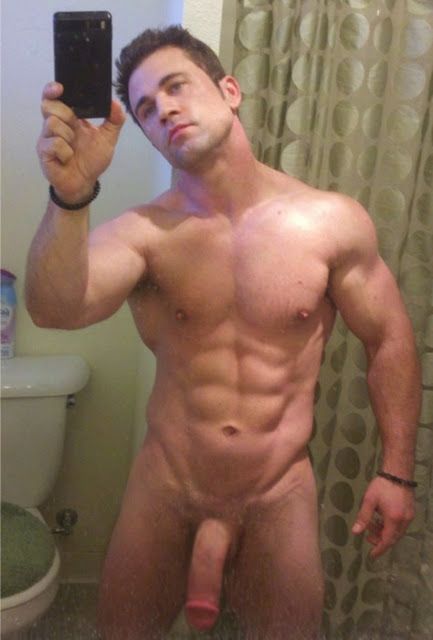 restroom cock selfie