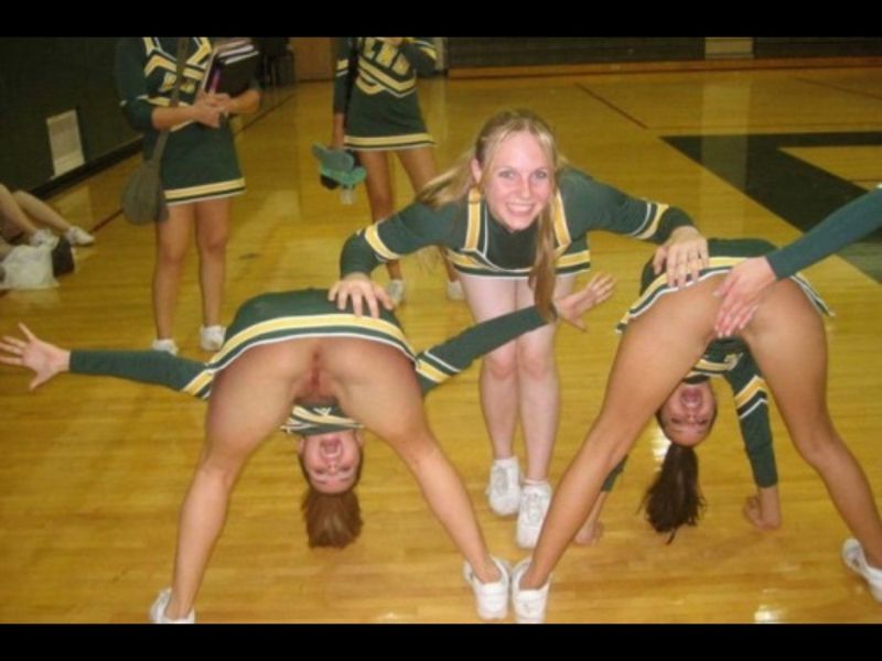 Nude High School Girl Cheerleaders