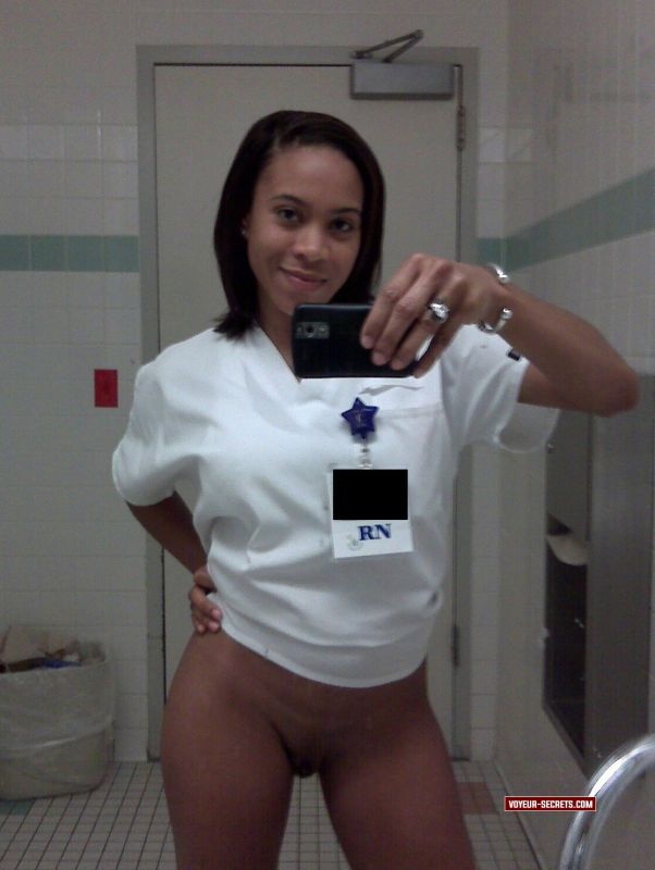 naughty nurse selfies at work