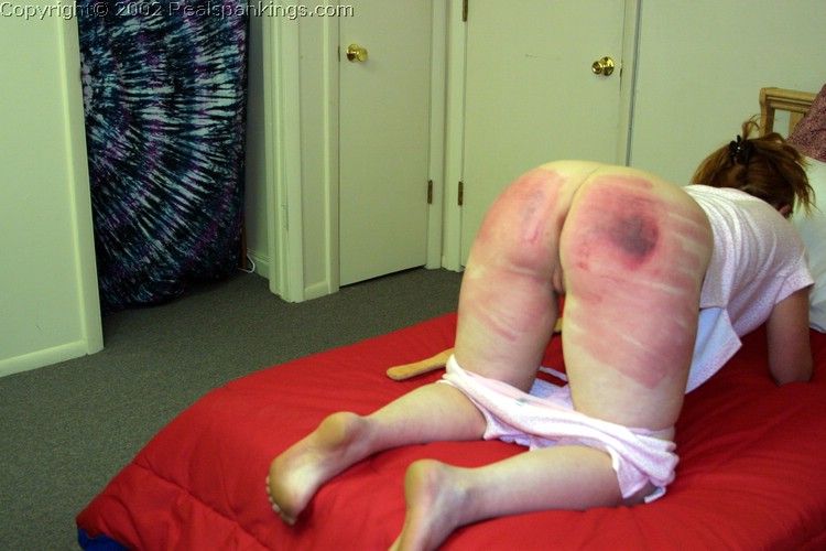real parental spanking with crying