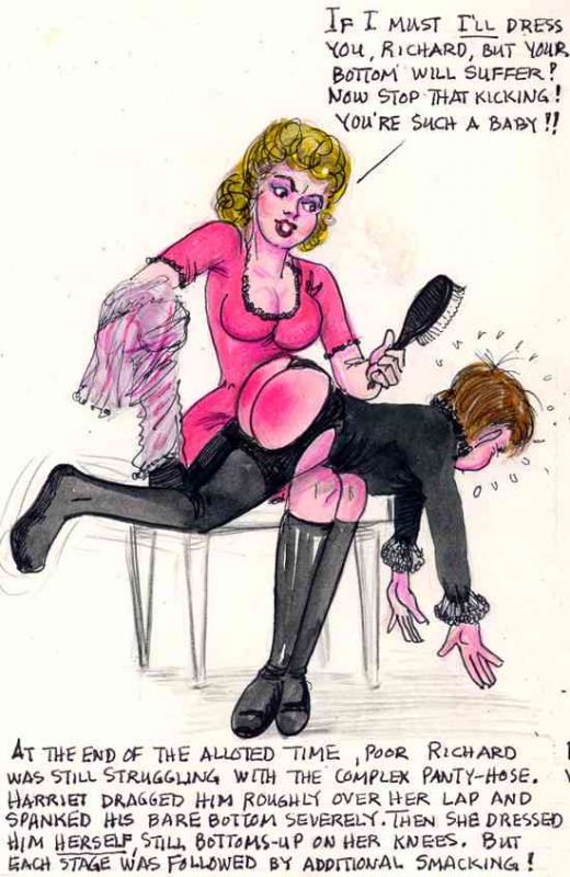 hobbs spanking drawings